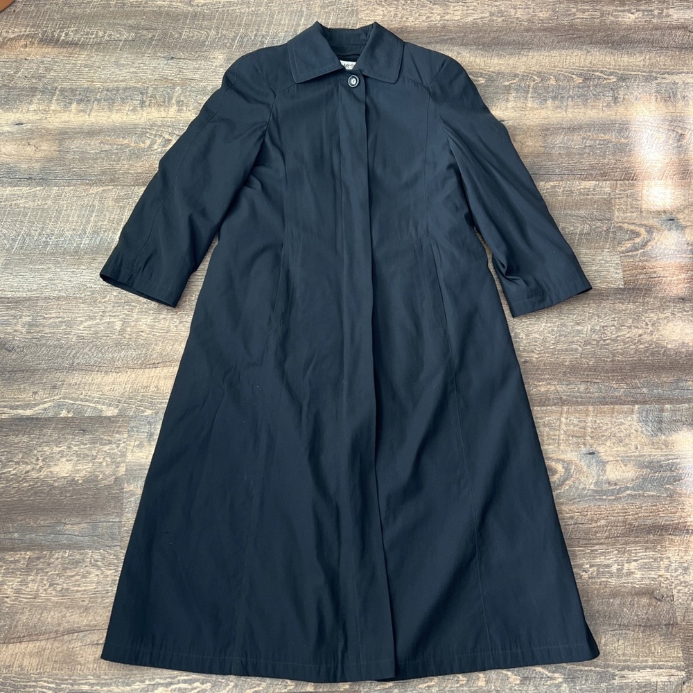 Marisa Minicucci Wool Blend Long Coat Women's Sz 2 Black Removable Liner Canada